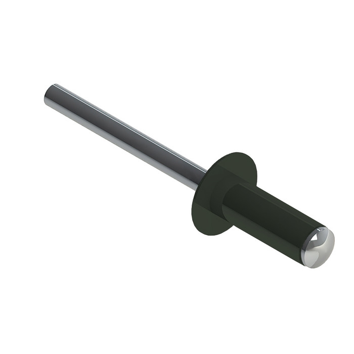 Заклёпка вытяжная Daxmer 3,2х8,0 RAL 6020 (1000 шт) сталь/сталь