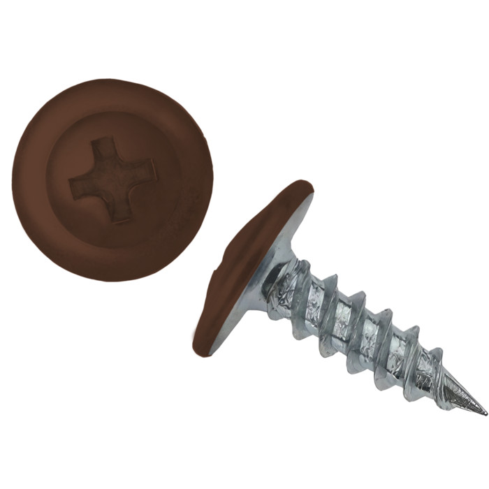 Саморез ПШ 4,2х16 (1000шт) шлиц PH2 RAL 8007