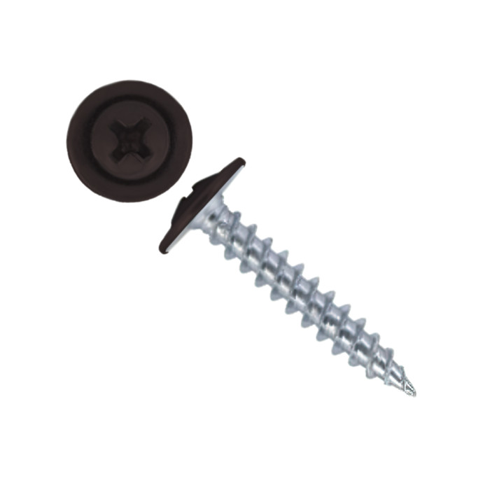 Саморез ПШ 4,2х25 (500шт) шлиц PH2 RAL 8017