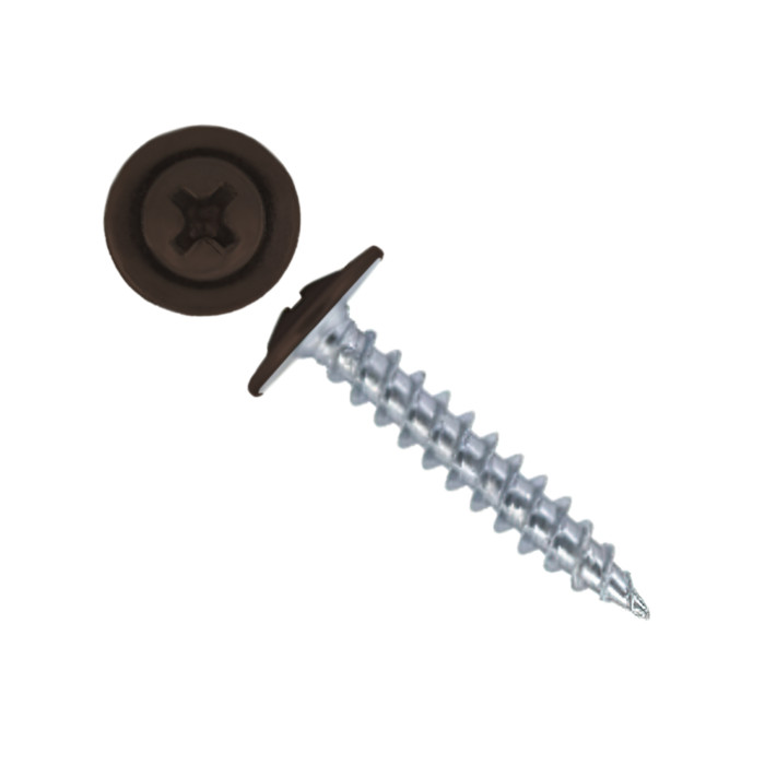 Саморез ПШ 4,2х19 (1000шт) шлиц PH2 RAL 8028