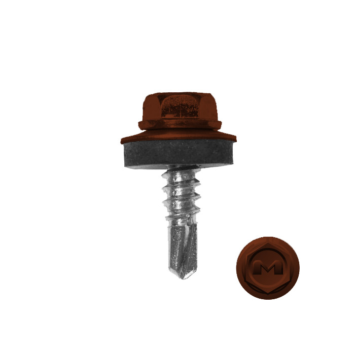 Саморез по металлу Daxmer 5,5х19 (250шт) сверло №3 RR 29