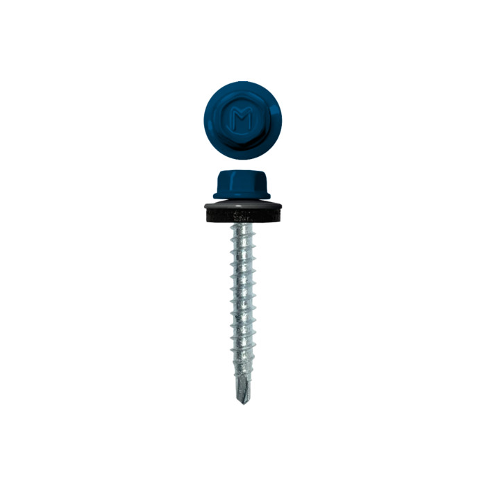 Саморез кровельный Daxmer 4,8х29 (250шт) сверло №1 RAL 5010